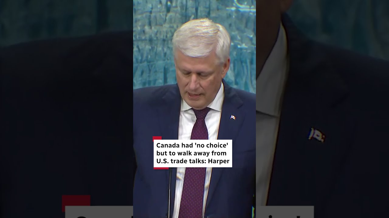 Canada had 'no choice' but to walk away from U.S. trade talks: Harper