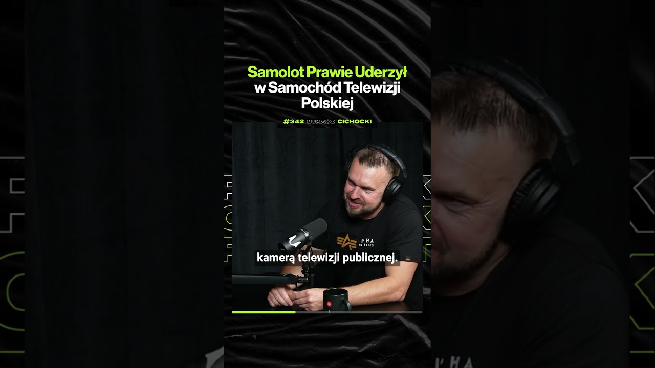 Samolot Prawie Uderzył w Samochód Telewizji Polskiej – ft. Łukasz Cichocki