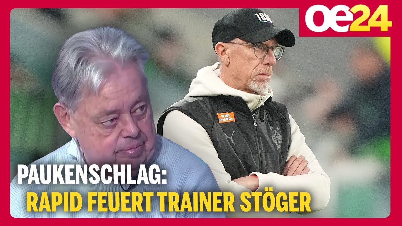 Paukenschlag: Rapid feuert Trainer Stöger | Peter Linden