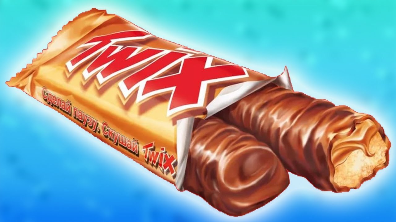 Twix белый, шоколадный батончик 55 г