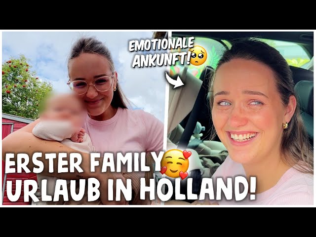ERSTER FAMILY URLAUB in HOLLAND!🥹😍 + MONE mit EMOTIONALER ANKUNFT!😭 | kobexmone