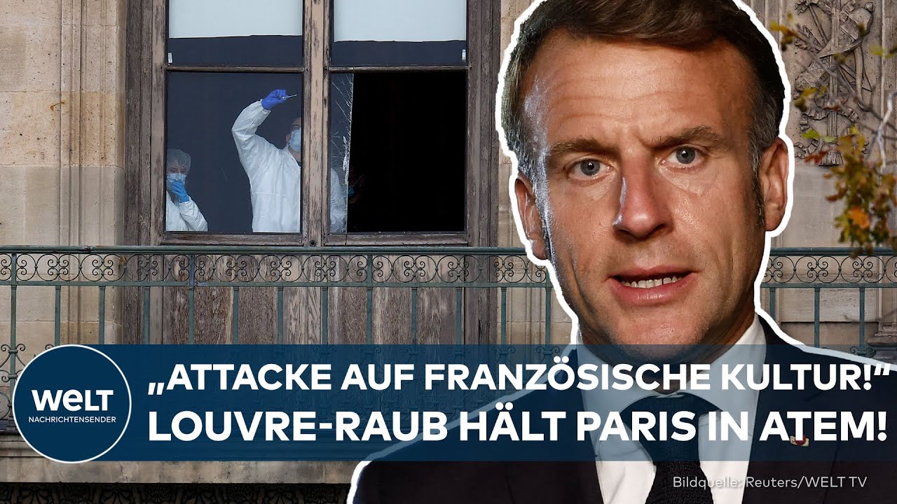 FRANKREICH: Spektakulärer Raub im Louvre! Landesweite Großfahndung nach Tätern läuft!