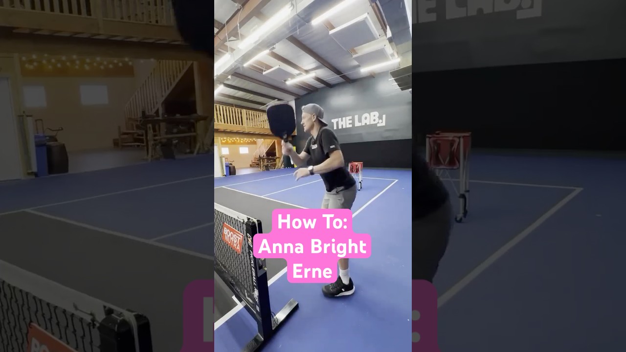 How to Hit the Anna Bright Erne #pickleballtips #pickleball