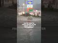 Water erupts from sewer after heavy rain in Pittsburgh