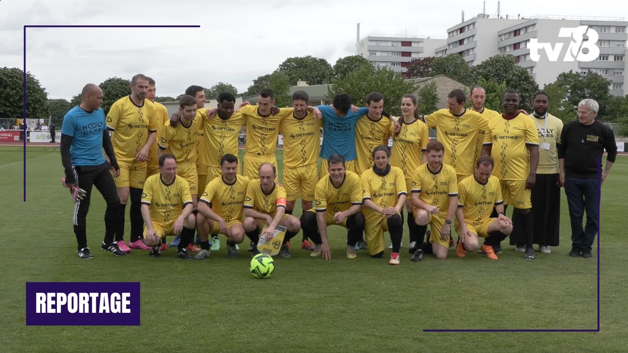 Poissy : Une sélection nationale de prêtres a joué un match de football
