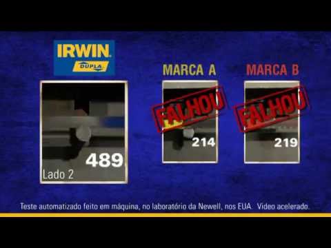 Lâmina De Serra Manual Bimetálica 12" 24DPP Irwin Dupla - Vídeo explicativo