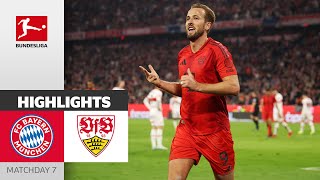 Kane. Kane. Kane. | FC Bayern München — VfB Stuttgart 4-0 | Highlights | MD 7 – Bundesliga 2024/25