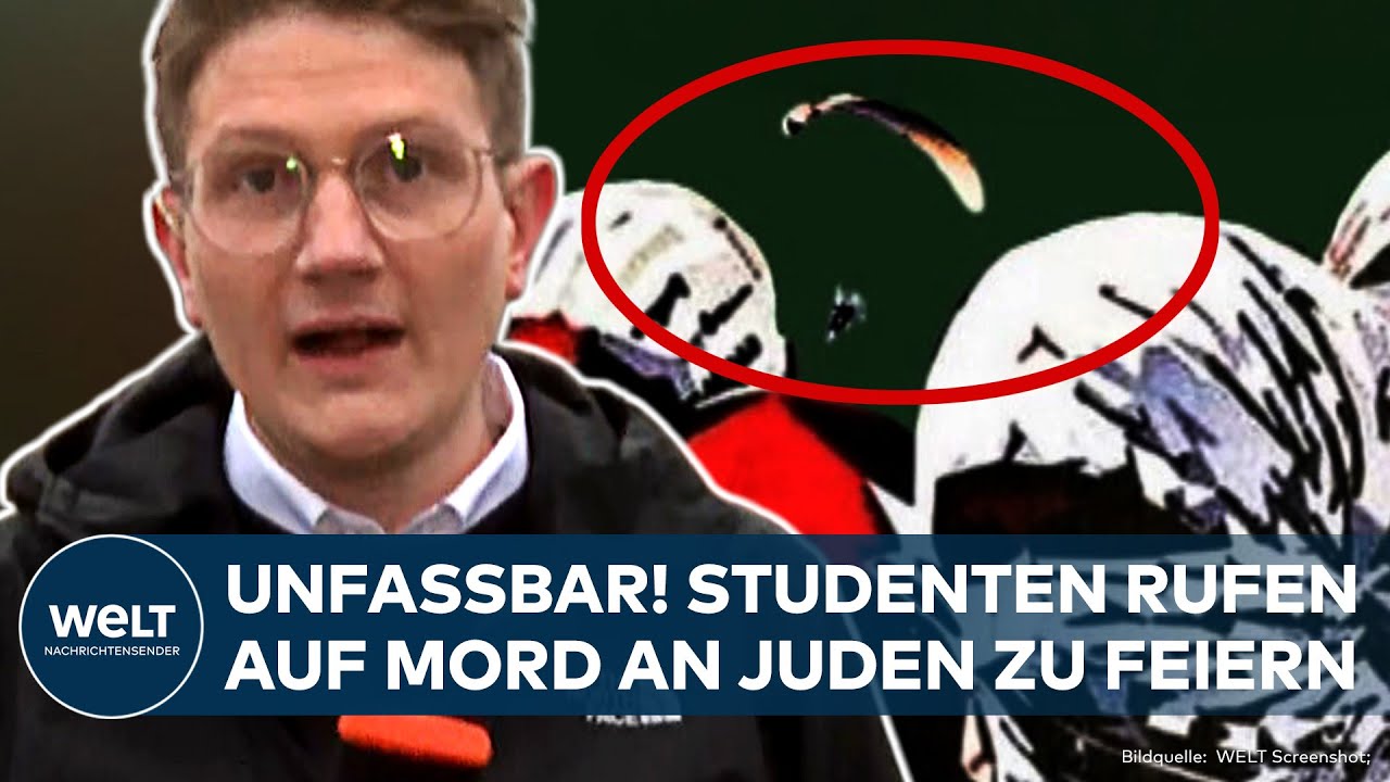 BERLIN: Unfassbar! Zwei Jahre nach Hamas-Massaker! Studenten rufen zum Feiern von Juden-Mord auf