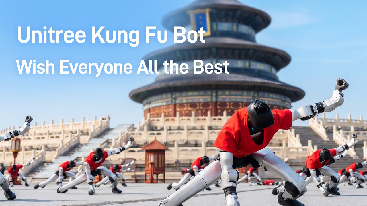 Unitree Kung Fu Bot — Gökyüzü Tapınağı'nda Gösteri