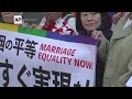 In partial victory for Japans LGBTQ+, district court says denying same-sex marriage violates rights  - 00:57 min - News - Video