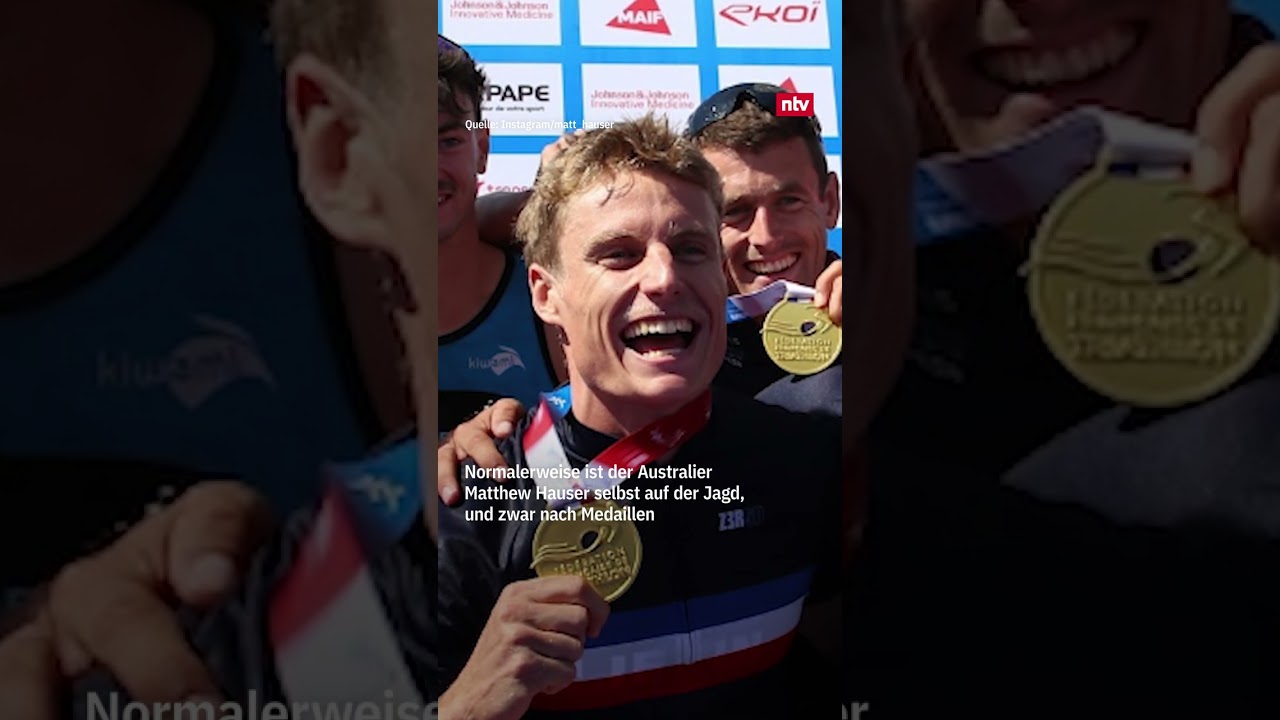 Elster attackiert plötzlich Triathlet bei voller Fahrt | ntv