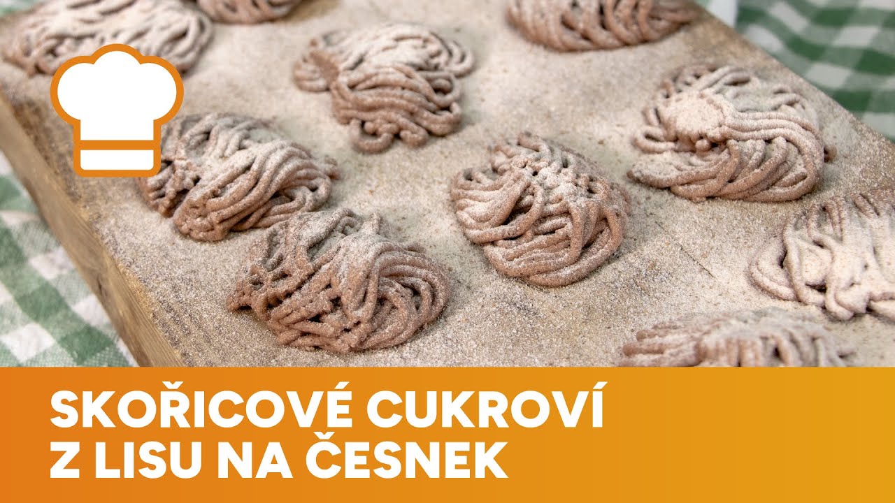 Skořicové cukroví, vyrobené lisem na česnek, přinese domů atmosféru Vánoc