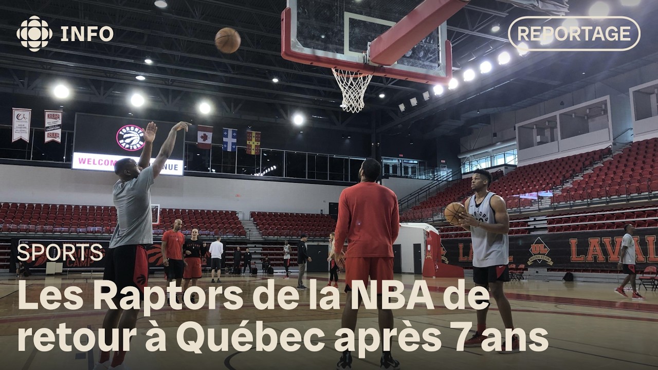 Les Raptors de Toronto seront de passage au Centre Vidéotron de Québec