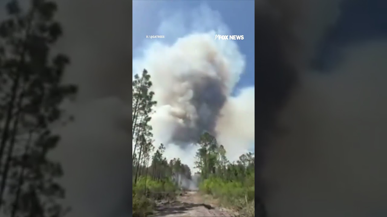NEW: Crews work to put out wildfires in southern Georgia #foxnews #us