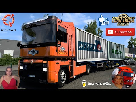 D-TEC FLEXI-TRAILER CONTAINER TRAILER ETS2 SMALL FIX 1.49.x