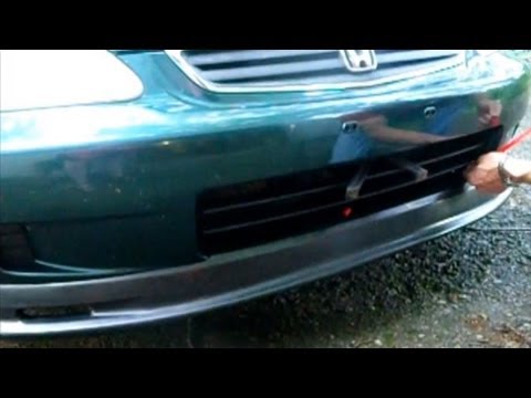 How To Install Front Lip/Chin Spoiler On A Honda Civic ... How To Install Front Lip/Chin Spoiler On A Honda Civic ...