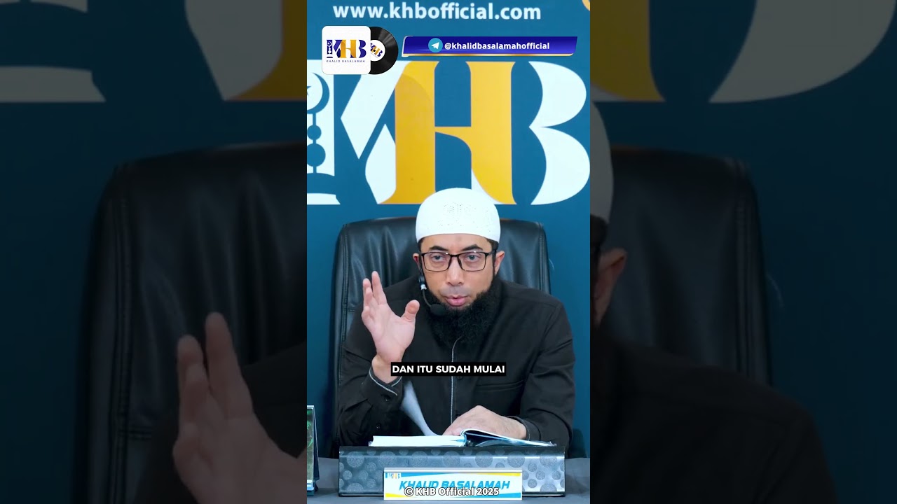 KIAMAT SUDAH DEKAT! TEROMPET ISRAFIL SUDAH DI DEPAN MULUTNYA - KHALID BASALAMAH