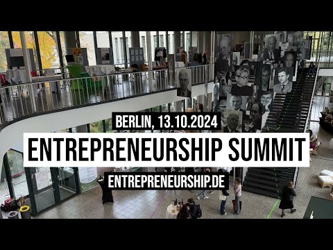 13.10.2024 FU Berlin Entrepreneurship Summit von Prof. Dr. Günter Faltin an der Freien Universität