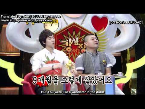 Strong Heart - Sadness of Kyuhyun & with Leeteuk's relationship (Eng Sub)