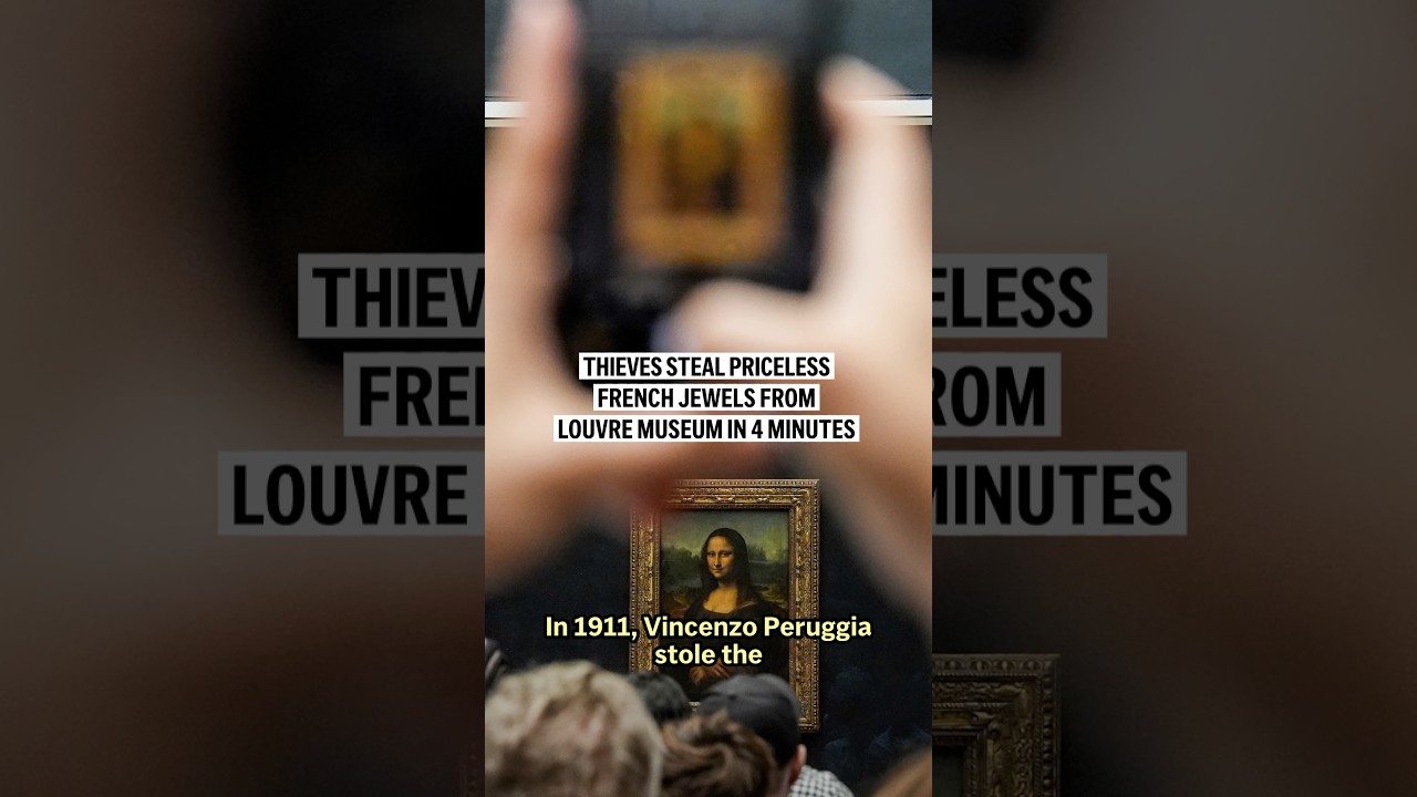 Thieves steal priceless French jewels from Louvre Museum in 4 minutes