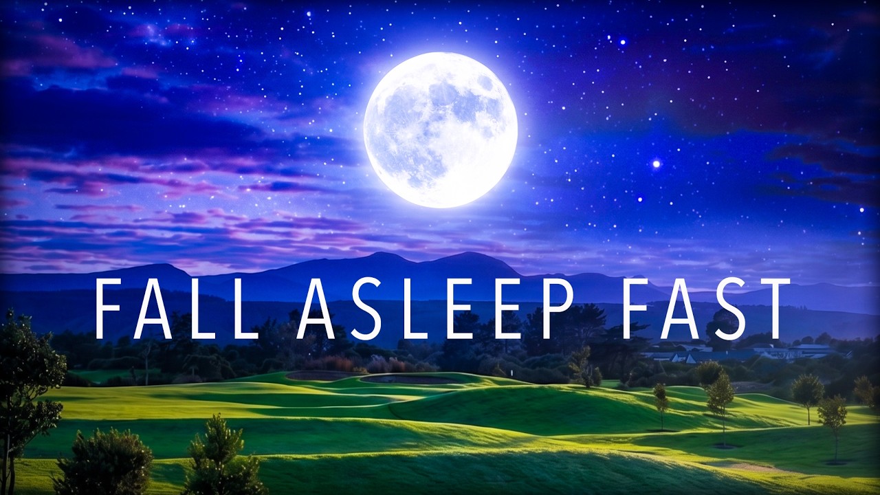 Fall Asleep Fast | 1 Hour Round of Golf ⛳ Calming Nature Music for Relaxation & Sleep