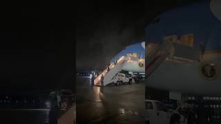 President Trump returns to Washington, DC at 2:30AM after a historic trip securing Middle East Peace