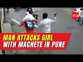 CCTV: Man attacks 19-year-old woman with weapon in Pune, disturbing visuals
