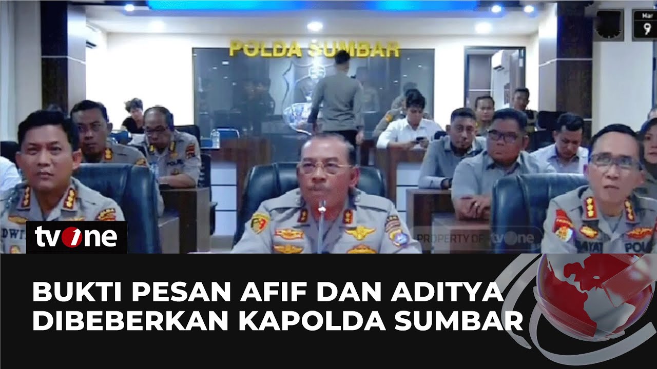 Kapolda Sumbar Beberkan Sejumlah Bukti Bahwa Afif Ikut Tawuran | Catatan Demokrasi tvOne