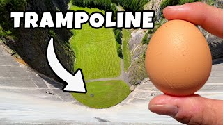 Impossible Egg Drop Experiments from 165m Dam!