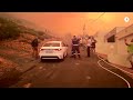 Bush fire nears homes in South Africas Simons Town | REUTERS  - 00:33 min - News - Video