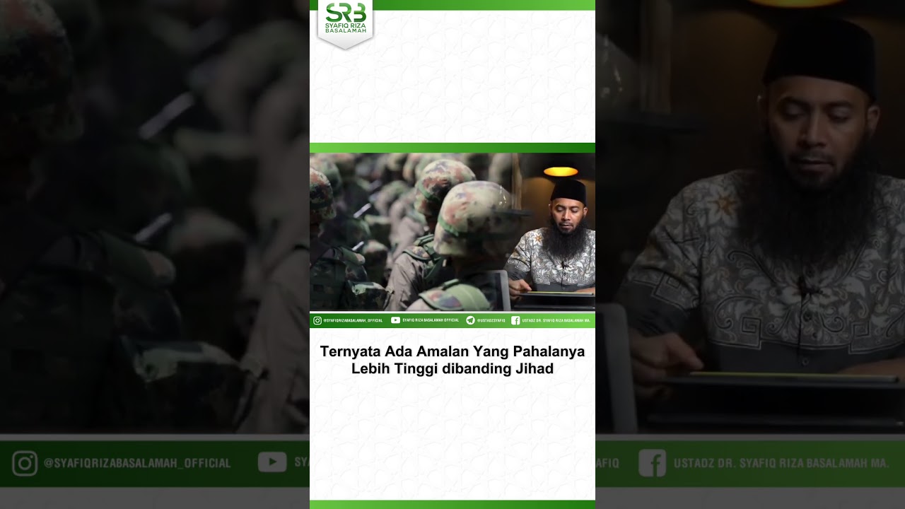 Ternyata Ada Amalan Yang Pahalanya Lebih Tinggi dibanding Jihad