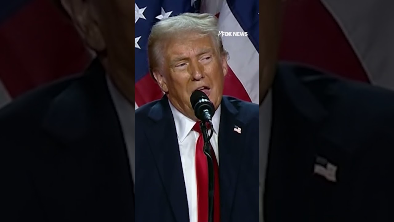 Trump speaks after being elected 47th president