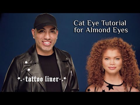 How to Apply Eyeliner on an Almond Eye using Tattoo Liner from KVD Vegan Beauty
