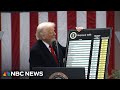 Trump unveils sweeping new tariff plan and when it will go into effect