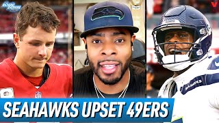 Seahawks-49ers Reaction: Geno Smith comes up BIG in Seattle's upset win | Richard Sherman NFL