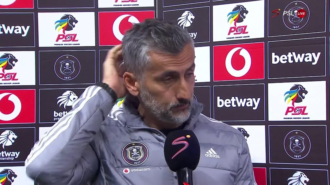 Jose Riveiro bemoans 'bad habit'| Orlando Pirates v Chippa United
