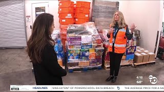 Feeding San Diego collecting donations for LA fire victims