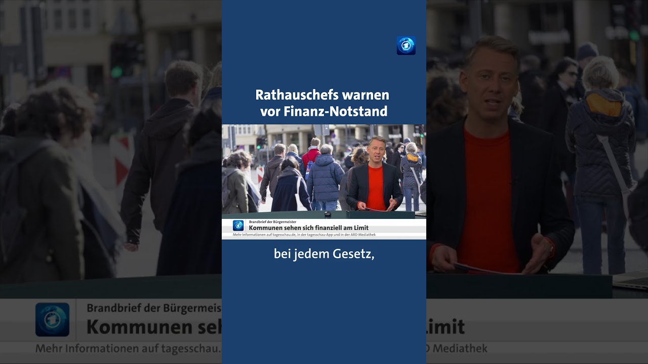 Aus den Rathäusern von 13 Landeshauptstädten kommt ein Brandbrief an Kanzler Merz tagesschau