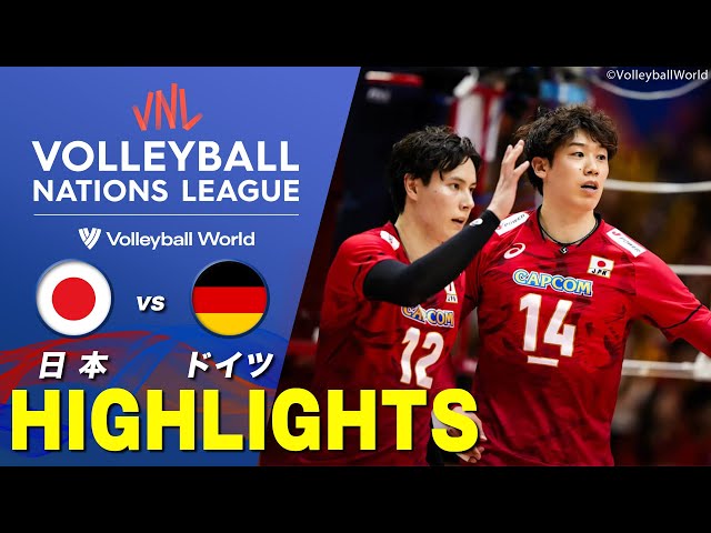 【日本ラウンド開幕！欧州の強豪と激突】バレー男子日本代表 ハイライト「第9戦 日本 vs ドイツ」【バレーボールネーションズリーグ2025】