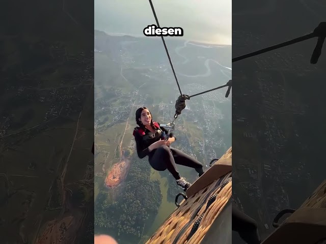 So sieht ein sicherer Sprung vom Himmel aus