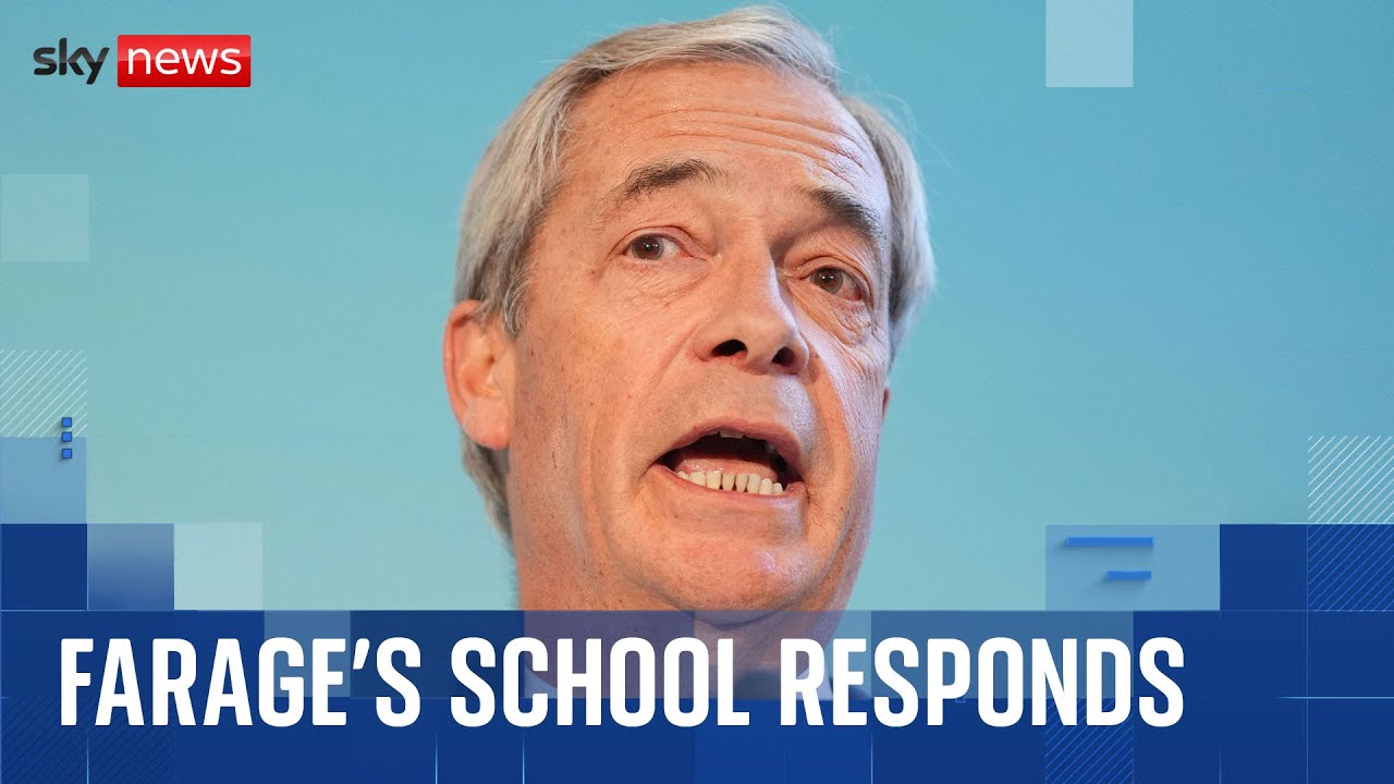 Nigel Farage's former school responds to claims he made racist comments as student