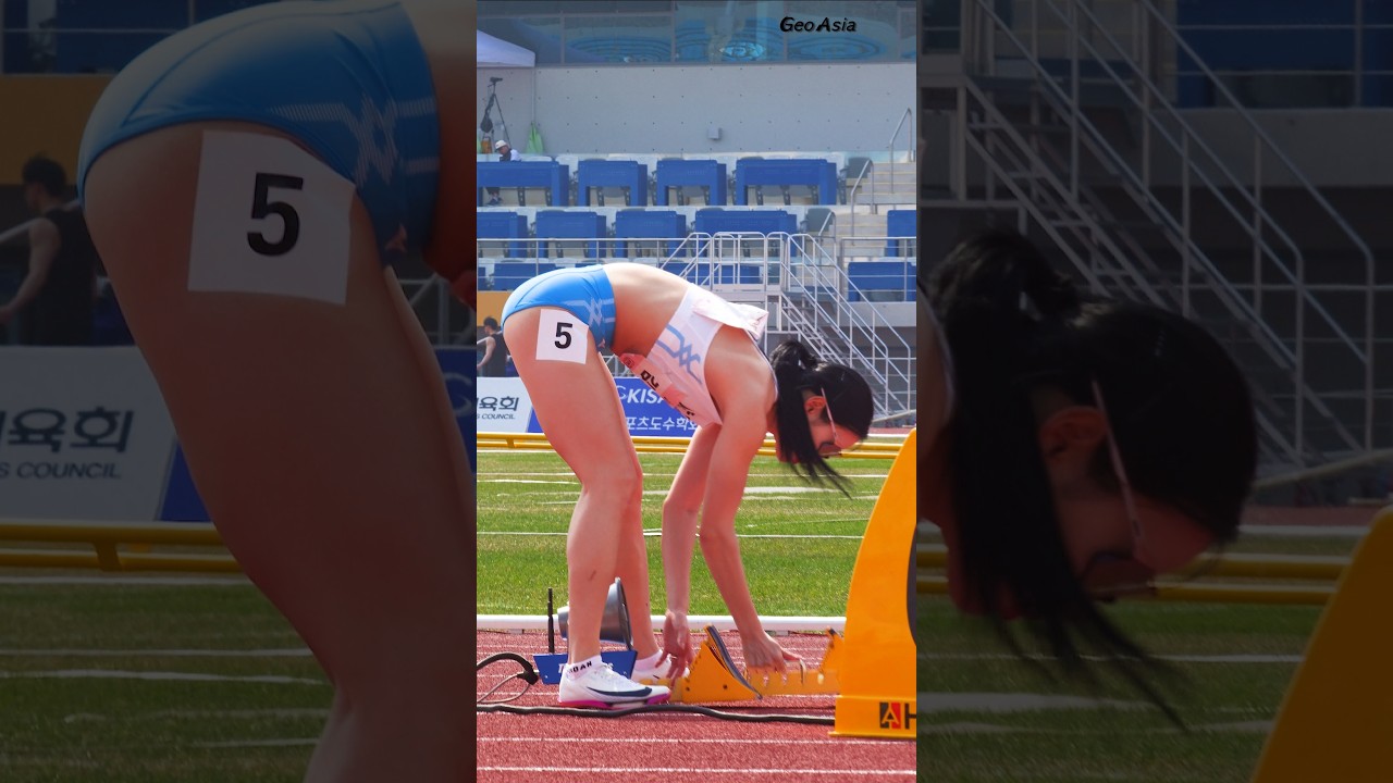 포스가 넘치는 여자 스프린터!! 김주하 #athletics #김주하 #여자육상 #trackandfield #sportstar
