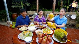 Về quê Phan Diễm thăm vườn cây đìa cá ăn toàn món ngon Miền tây Cá He kho lạt siêu ngon