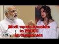 PM Modi wants Anushka to FOCUS on Cleanliness; Anushka reacts