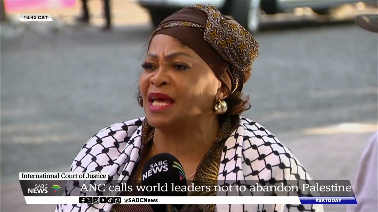 ICJ | ANC calls on world leaders not to abandon Palestine