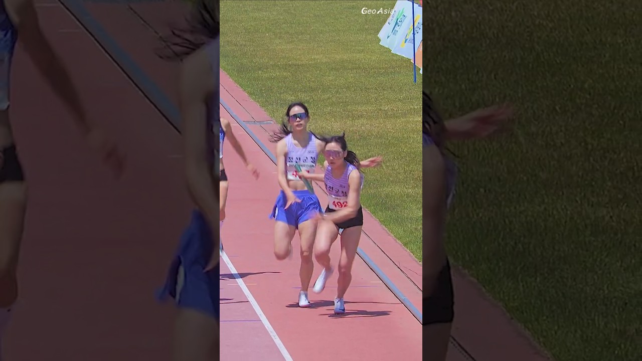 여자 일반 4x400mR 결승! 이가은, 양예빈(정선군청) #athletics #이가은 #양예빈 #여자육상 #relay #trackandfield #shorts