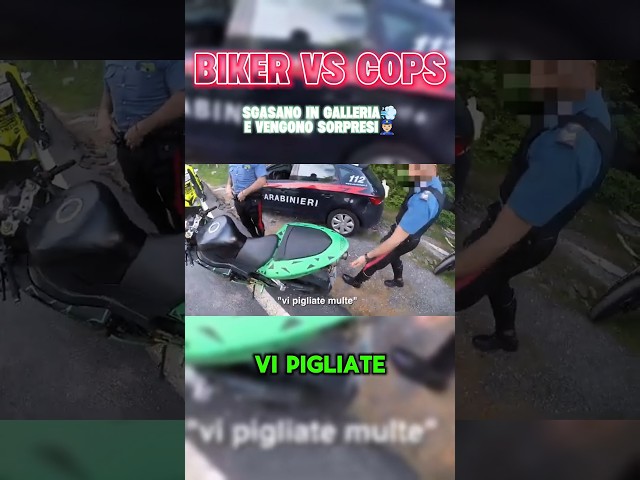 🇮🇹BIKER vs COPS🇮🇹