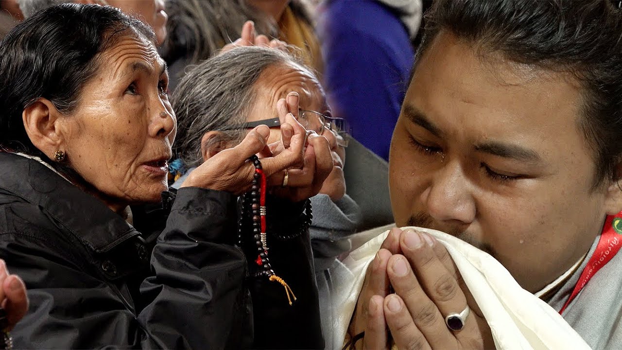 ཚོགས་སྡེ་ཁག་གསུམ་གྱིས་༸གོང་ས་མཆོག་ལ་བརྟན་བཞུགས་བསྟར་འབུལ་ཞུས།