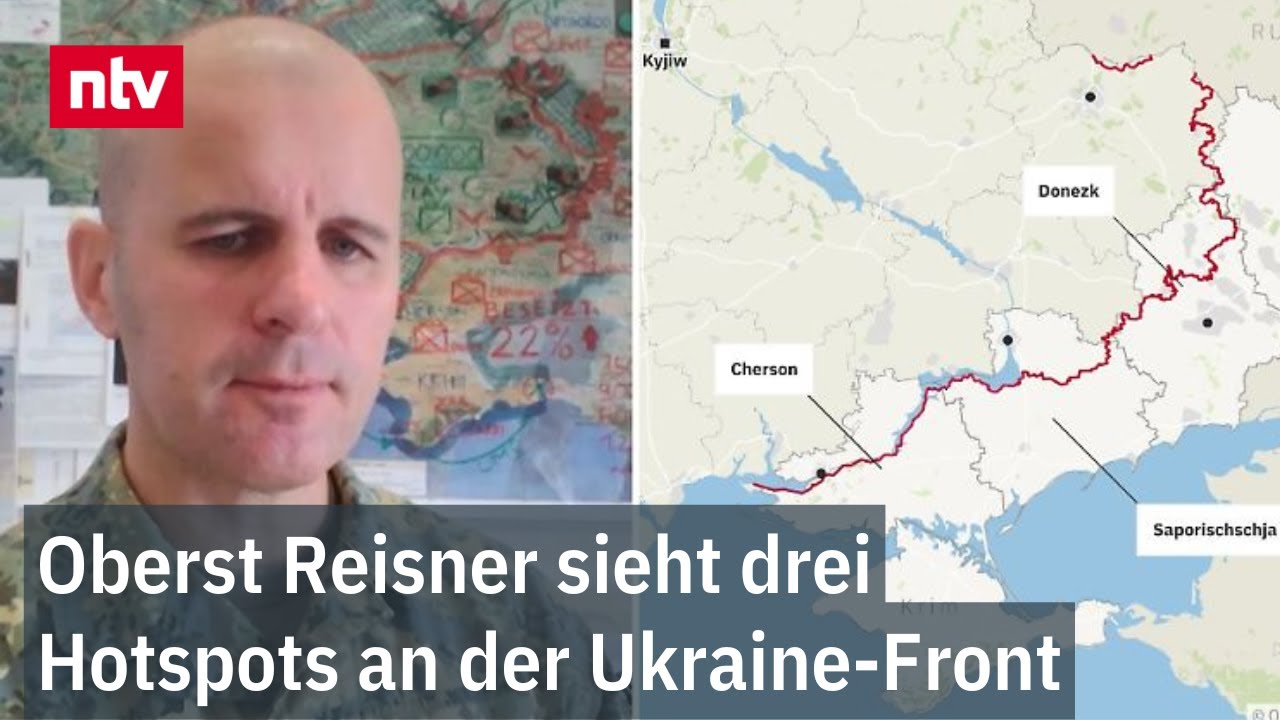 Oberst Reisner sieht drei Hotspots an der Ukraine-Front - Kämpfe im Donbass