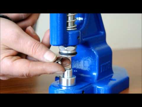 Micron TEP-1 Grommet Attaching machine Jean Button Installation